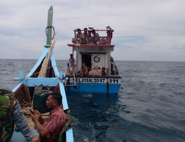 94 Warga Rohingnya Terdampar Diperairan Aceh Utara Juni 24, 2020