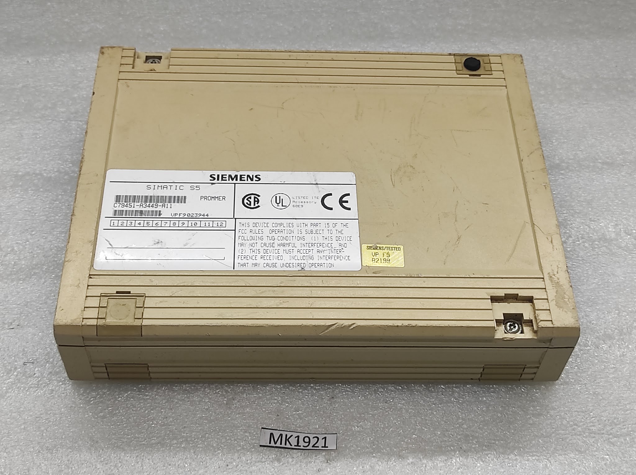 SIEMENS SIMATIC S5 C79451-A3449-A11 PROMMER
