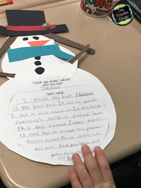 winter book report project