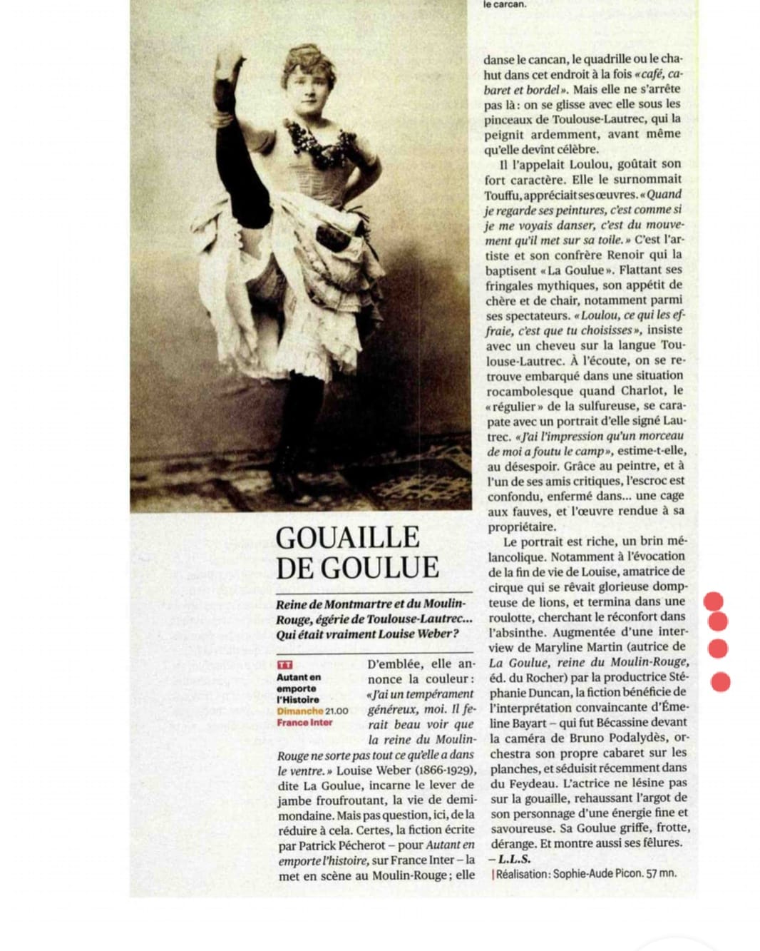 France Inter Autant En Emporte L Histoire Maryline MARTIN