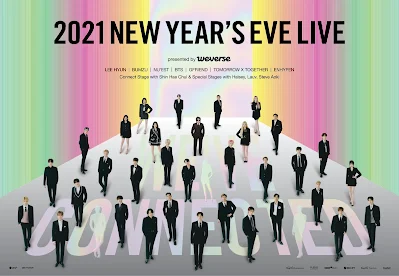 2021 New Year's Eve Live Big Hit Labels