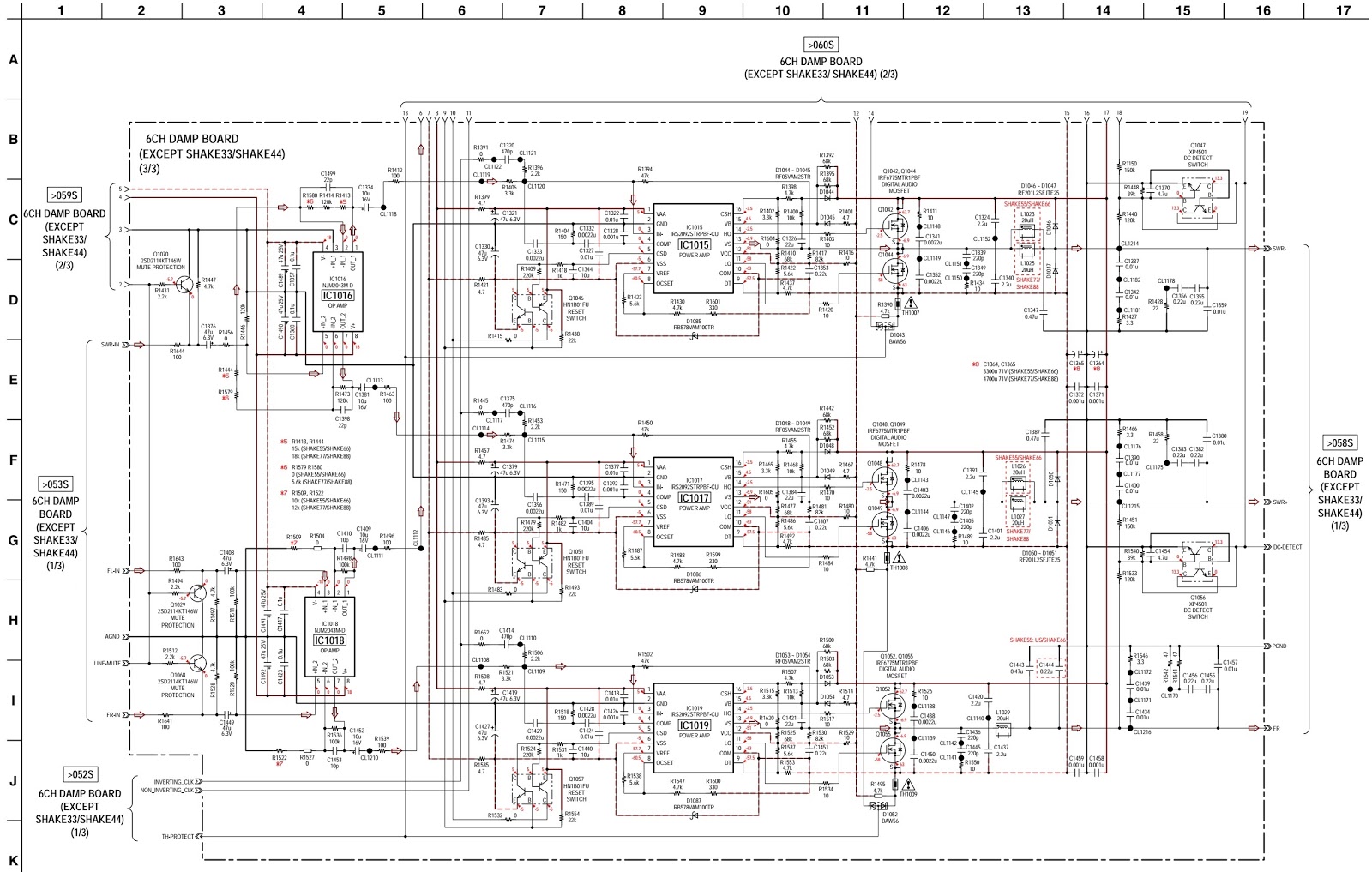 Schematic Diagrams Sony HCDSHAKE33SHAKE44SHAKE55SHAKE66SHAKE77