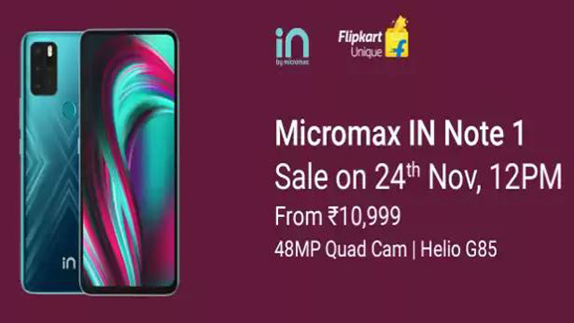 Micromax IN Note 1 Price in India