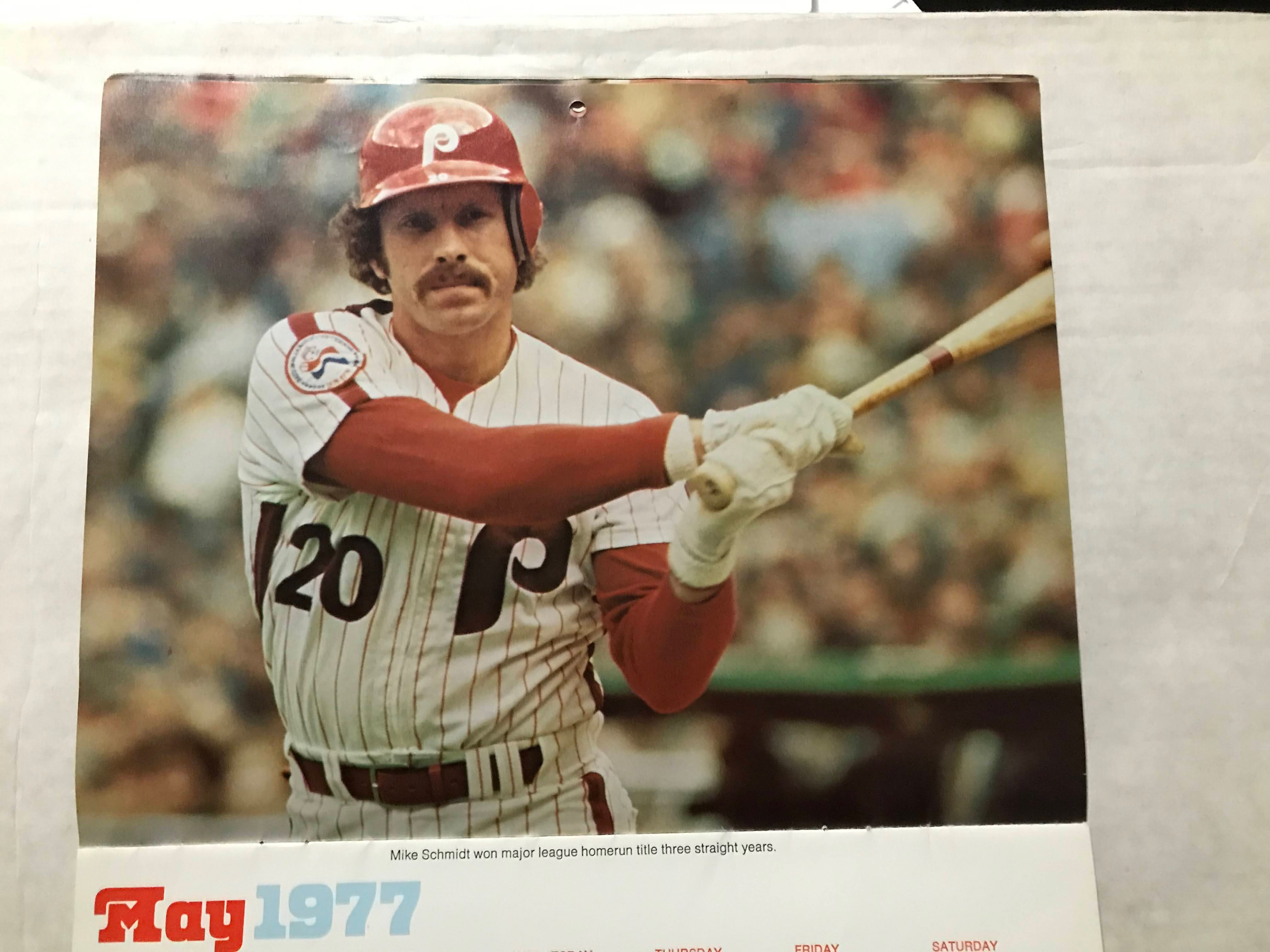 Baseball Cards Come to Life! 1977 Phillies Calendar