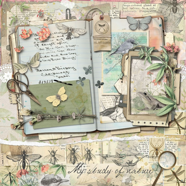 E-scape and Scrap: G&T Designs - The Nature Journals Part 2 & Freebies
