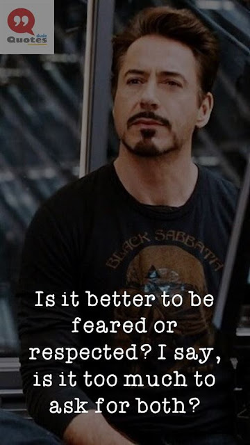 Best Iron Man Quotes, Sayings and Philosphy