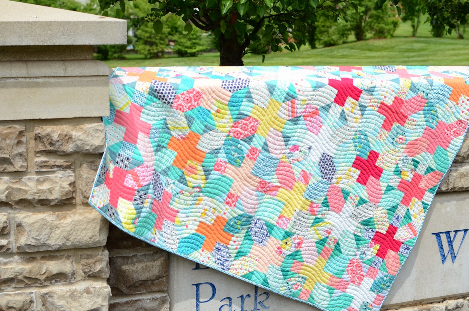 Hyacinth Quilt Designs X and + quilt