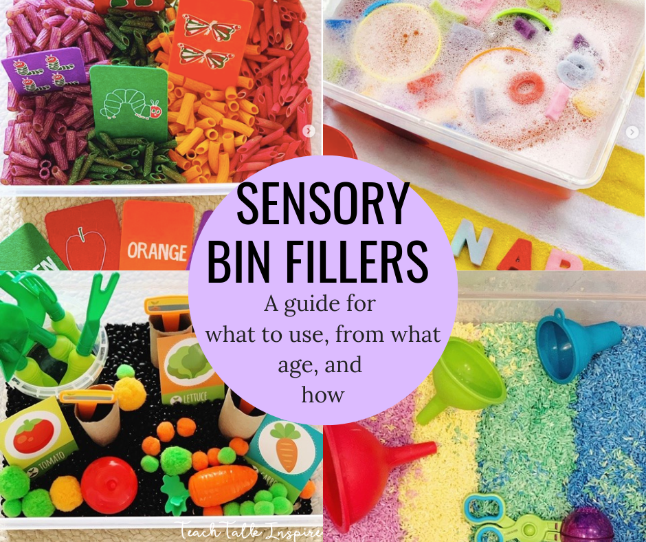 Sensory Bin Fillers Teach.Talk.Inspire