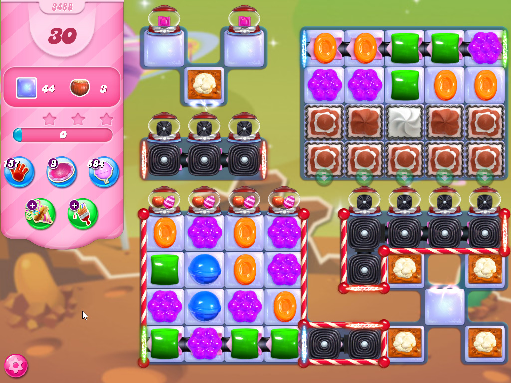 Candy Crush Saga level 3488 Candy Crush Saga level 3488