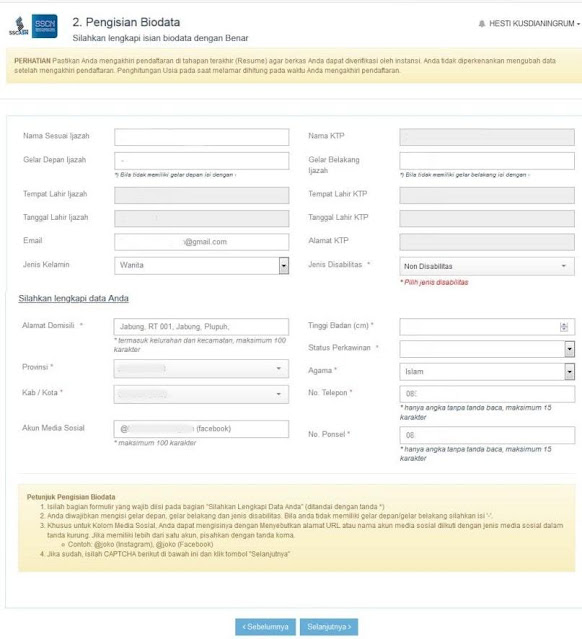 Cara Mudah Mengisi Formulir Pendaftaran Seleksi CPNS 2021 Cara Mudah Mengisi Formulir Pendaftaran Seleksi CPNS 2021