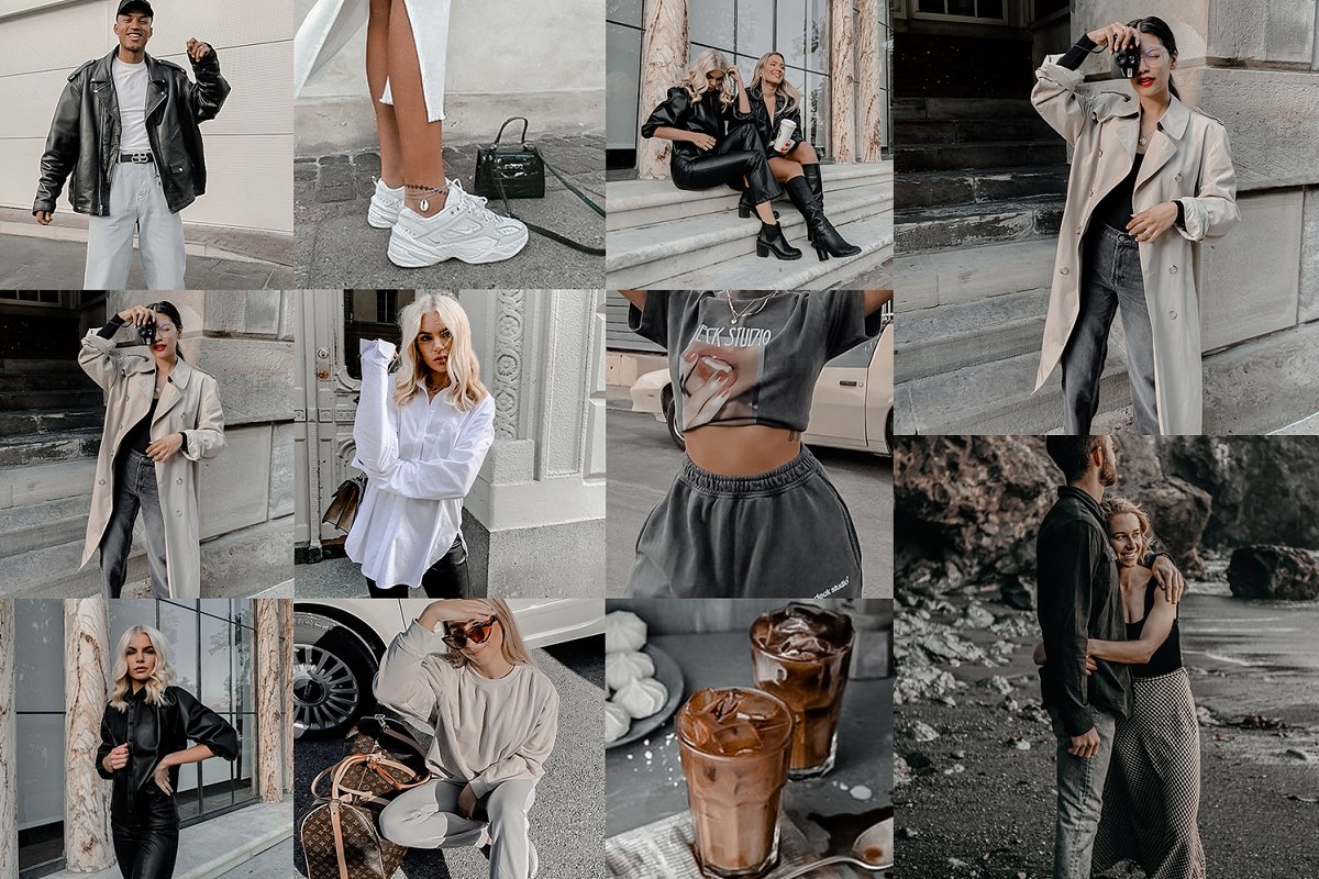 Lightroom Desktop & Mobile – 10 Grey Tones Lightroom Presets (DNG, LR)