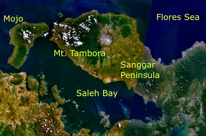 indonesian volcano Tambora Eruption