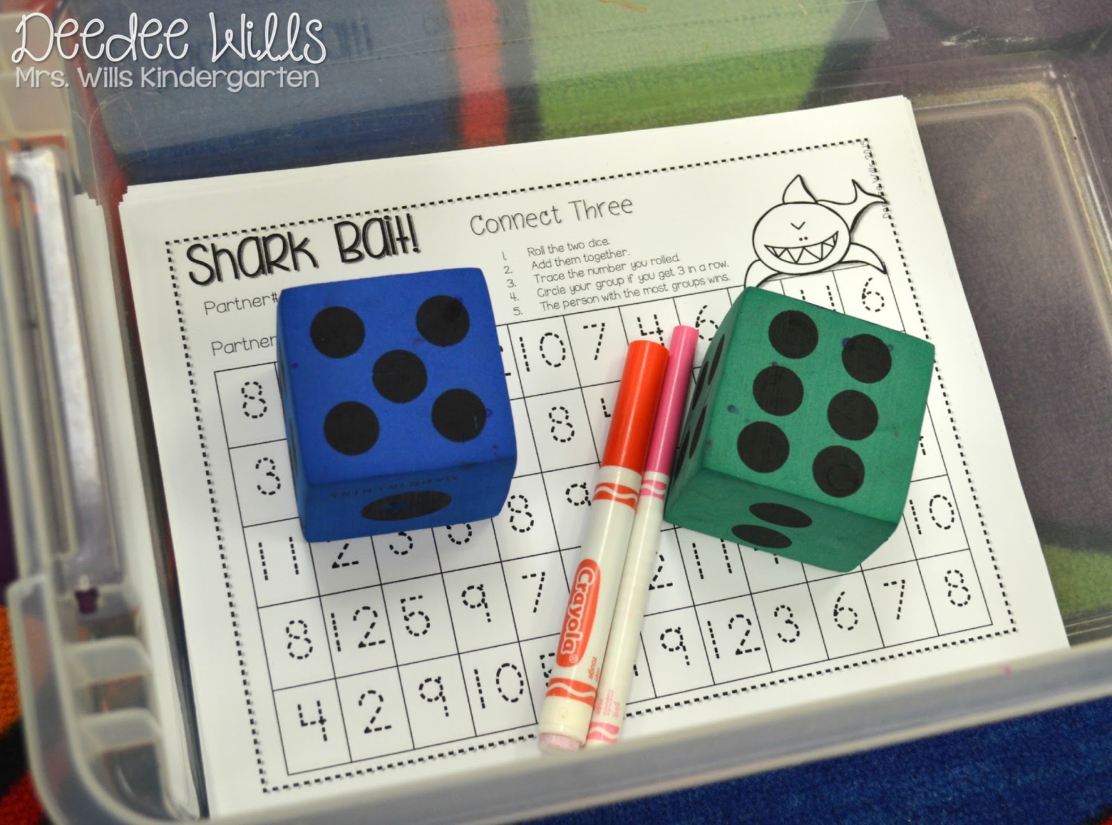 Kindergarten Math Center Ideas & a FREE File!