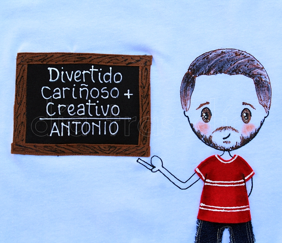 Camiseta profe personalizada