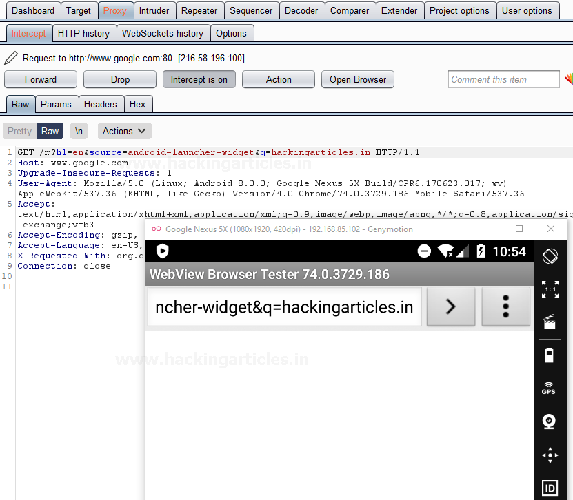 Burp Suite Configuring Proxy