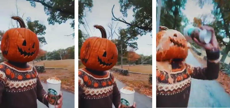 Pumpkin Head and his messy skateboard ride to Mac will make you smile - AMERICAN PANCAKE