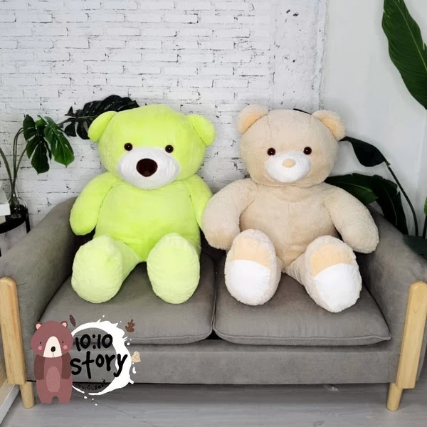 🧸ตุ๊กตาหมีขนปุยนุ่มนิ่ม 🐻ตุ๊กตาหมีตัวใหญ่ กอดสบาย งานส่งออกเกาหลี 💚ขนาด 45 นิ้ว พร้อมจัดส่ง 💯มีบริการเก็บเงินปลายทาง