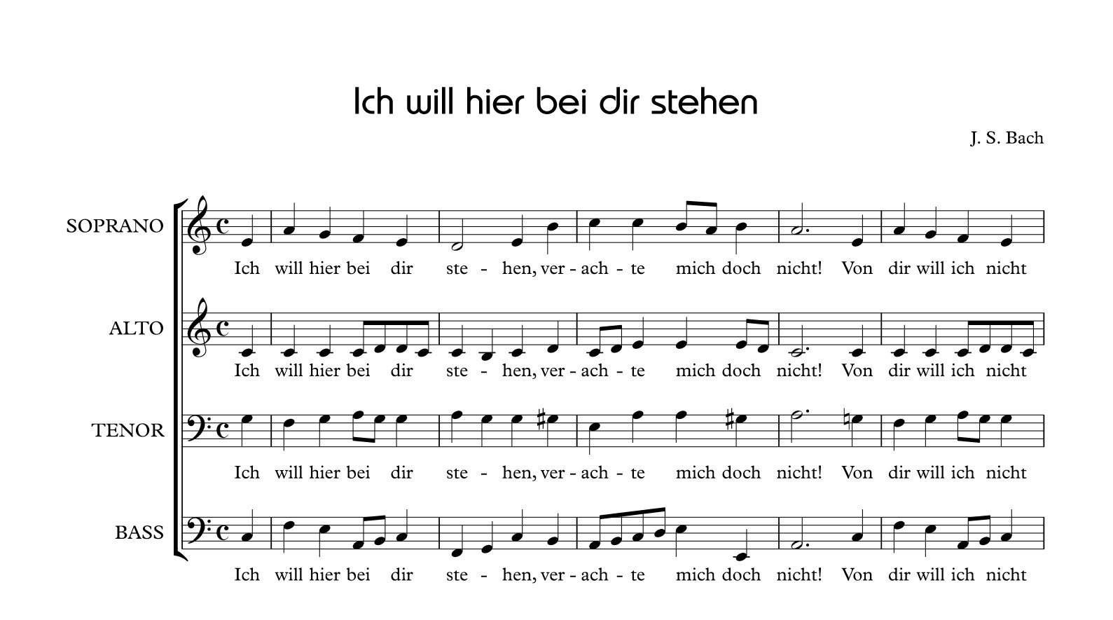 Planet Hugill Bach Together Creating An On Line Crowd Performance Of The Choral Ich Will Hier Bei Dir Stehen From Bach S St Matthew Passion