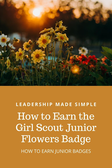 How to Earn the Girl Scout Junior Flowers Badge