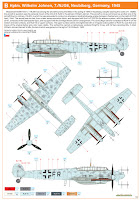 Messerschmitt Bf-110 G-4, Eduard, 1/72 scale model kit 7086