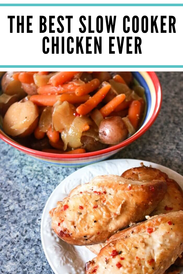 🍗 🍗 🍗 THE BEST SLOW COOKER CHICKEN EVER