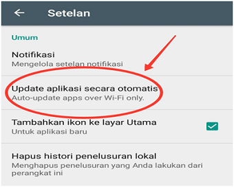 cara stop pembaruan otomatis apps Android cara stop pembaruan otomatis apps Android