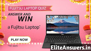 Amazon Fujitsu Laptop Quiz Answers Today (New)