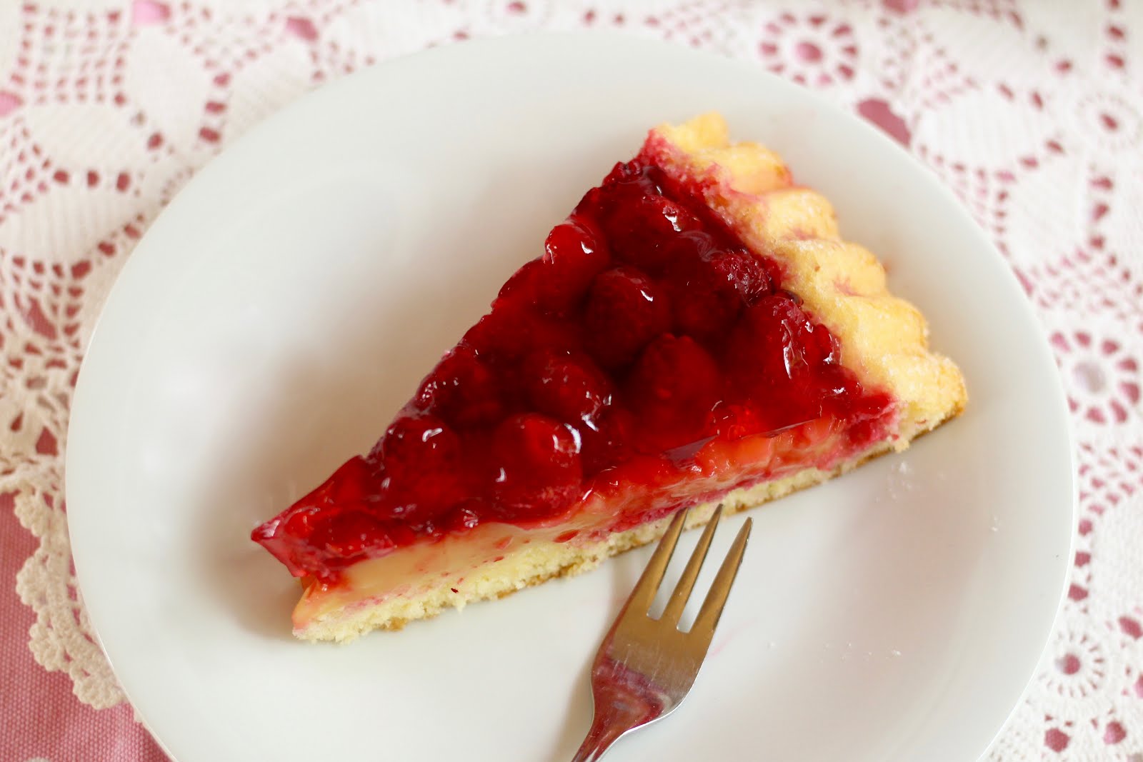 Himbeer-Vanillepudding-Kuchen | Obstkuchenboden Grundrezept | Rezept und Video Himbeer-Vanillepudding-Kuchen | Obstkuchenboden Grundrezept | Rezept und Video