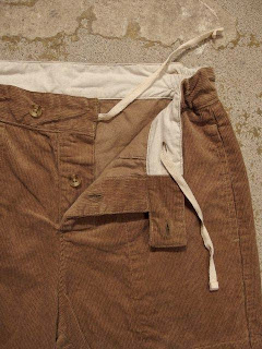 Engineered Garments "Rugby Short & Fatigue Short in Khaki 14W Corduroy" Spring/Summer 2015 SUNRISE MARKET