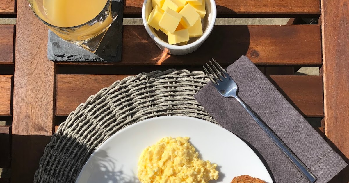 Scrambled Eggs with Spinach and Crème Fraîche Maison Jen