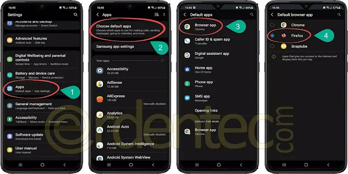 How to Change Android Default Browser?