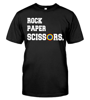 Rock Paper Scissors Lesbian Pride LGBT T Shirts Hoodie Sweatshirt