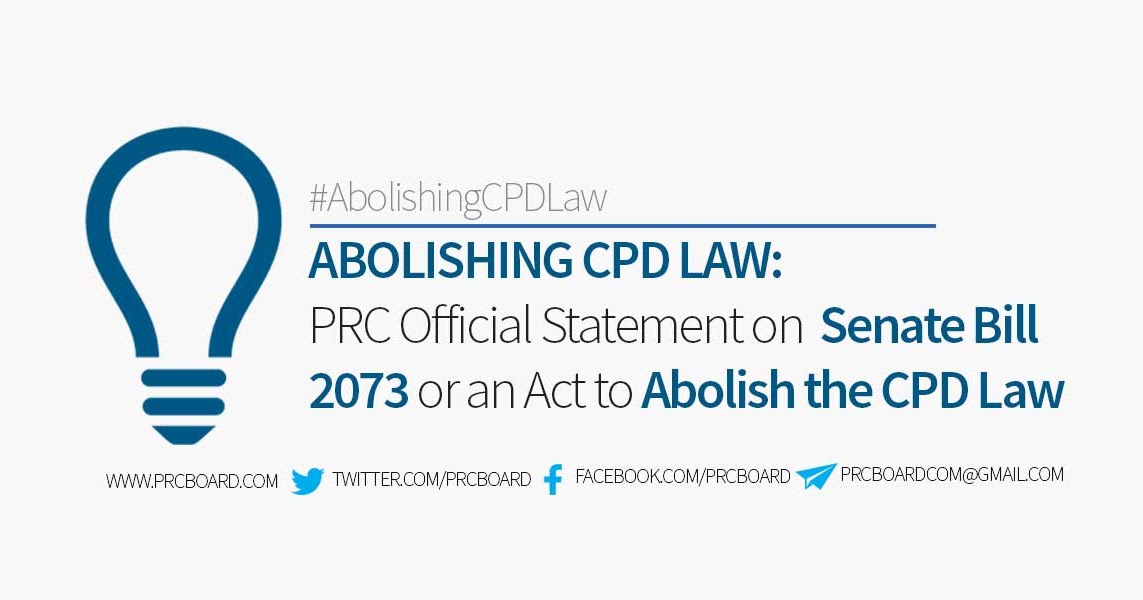 PRC Official Statement on Abolishing CPD Law