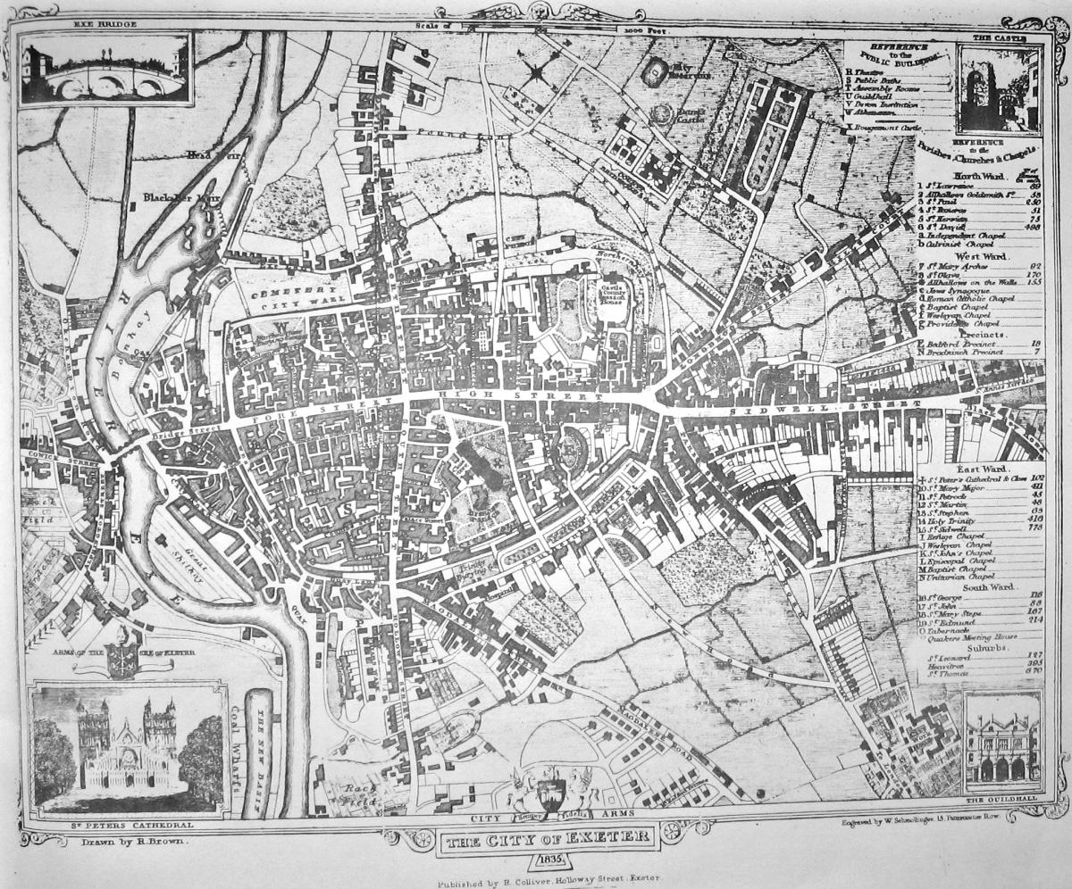 Exeter Working Papers in Book History Exeter maps