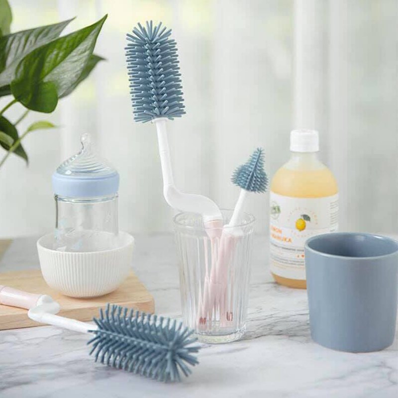 Cọ bình sữa silicon cho bé