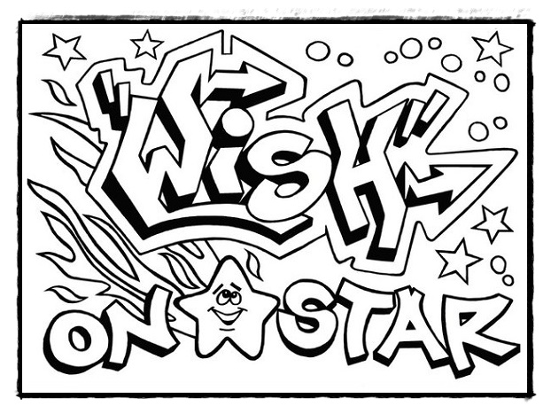 Die Besten und Kostenlos Graffiti Ausmalbilder zum Ausdrucken