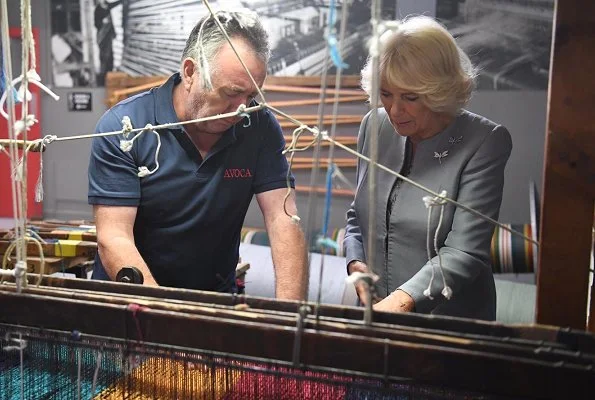 The Duchess of Cornwall visited Ireland’s oldest working mill in Avoca Village, Wicklow. A dinner at the Ambassador’s residence