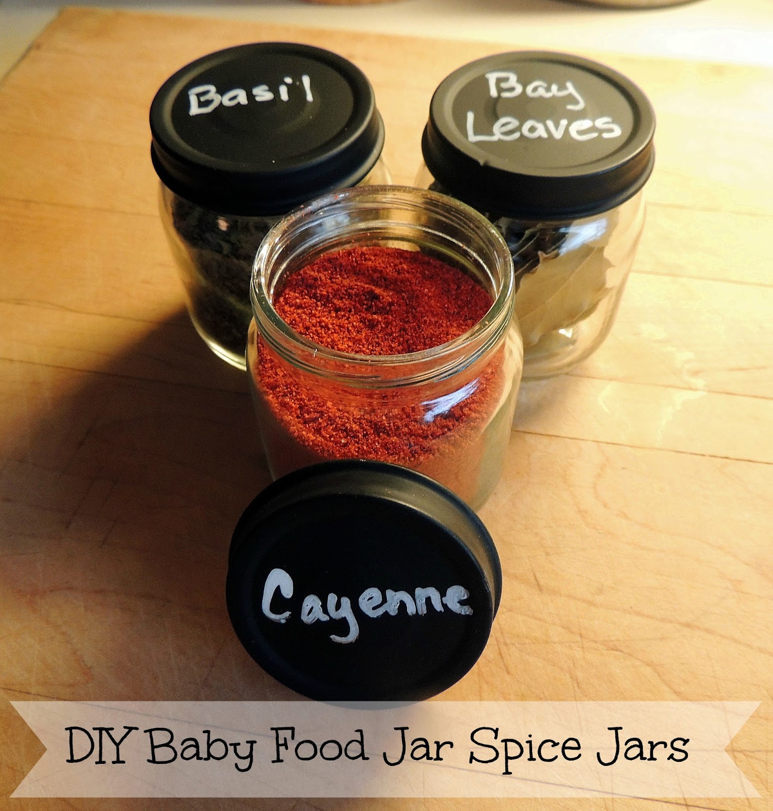 DIY Spice Jars