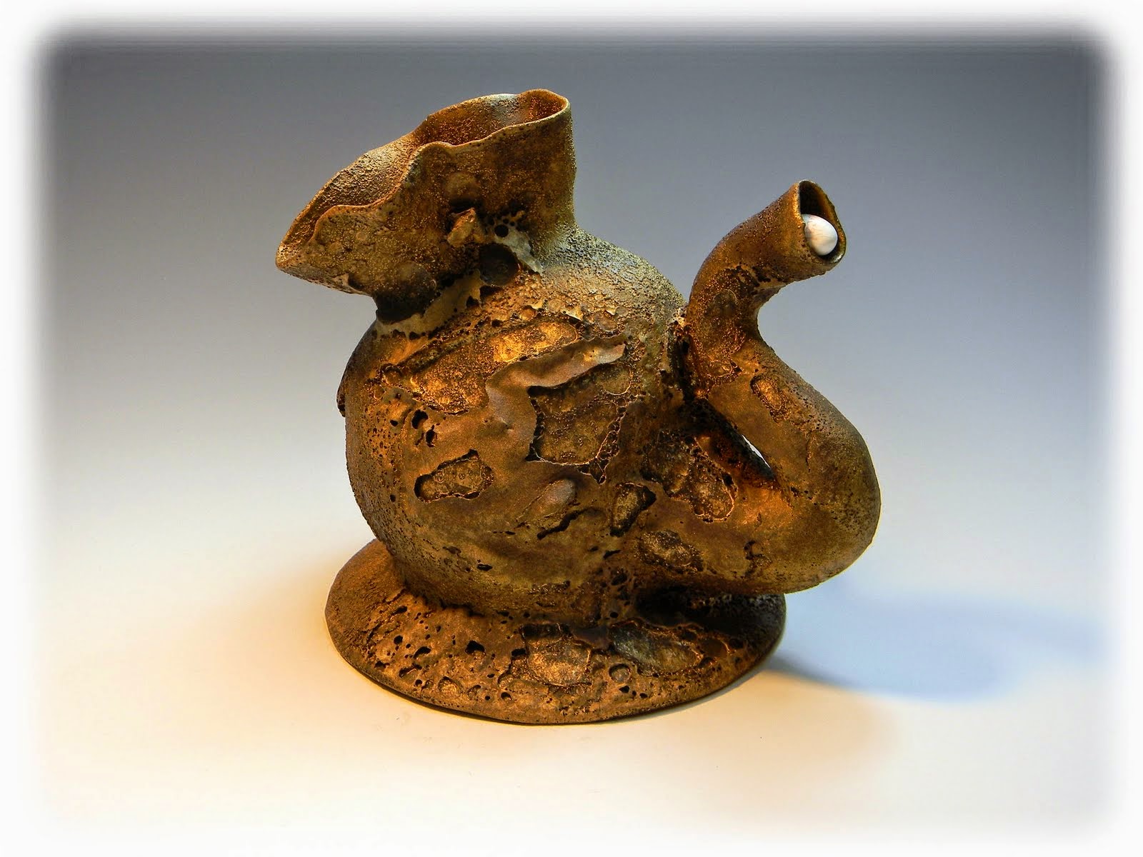 Don Pilcher pottery sculpture rascaware rascal ware Champaign 