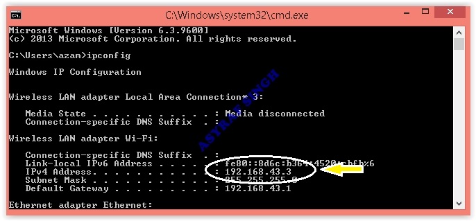 How to Find My Computer IP Address Running Microsoft Windows. - Tech's