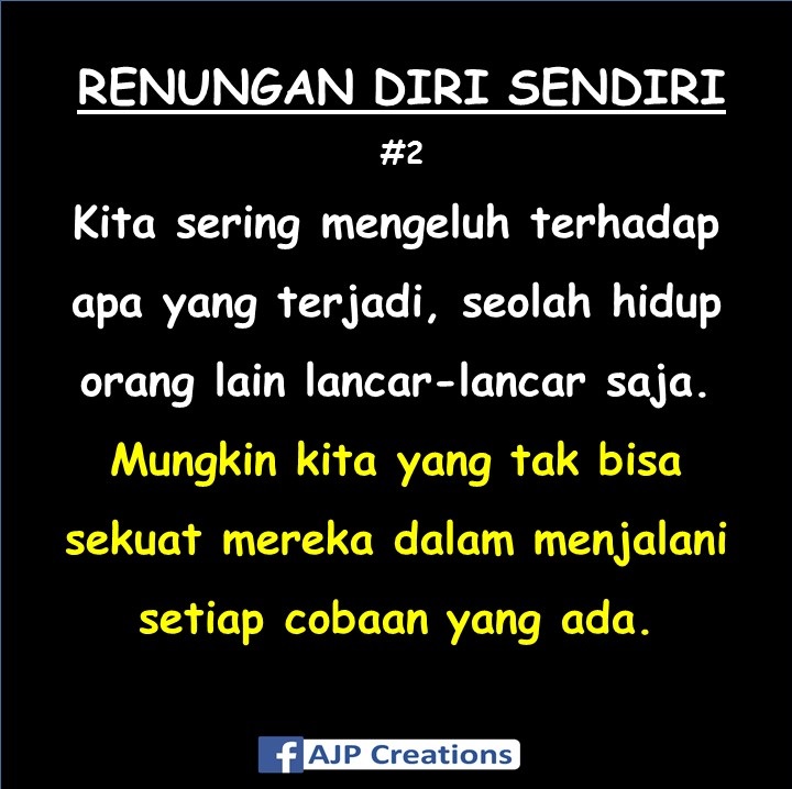 Kata-Kata Bijak Renungan Syukur Untuk Diri Sendiri | AJP Creations