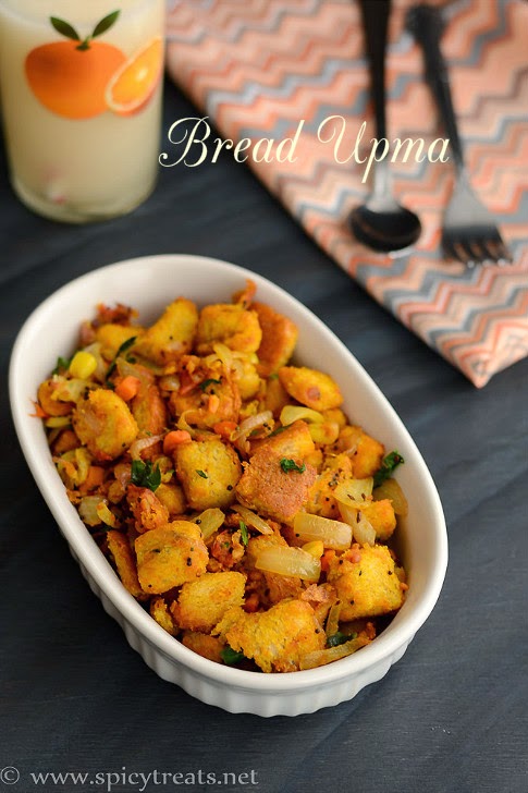 Bread Upma Recipe