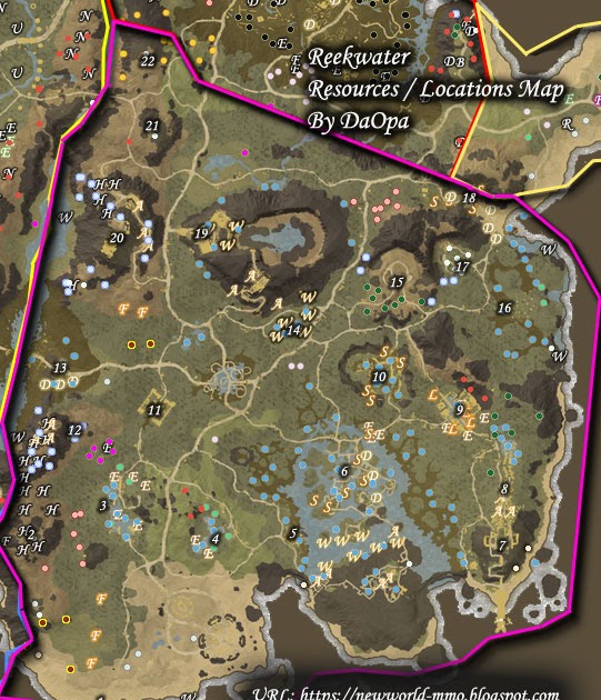 New World Reekwater Map