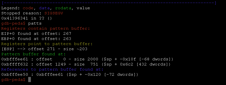 PEDA - Python Exploit Development Assistance For GDB
