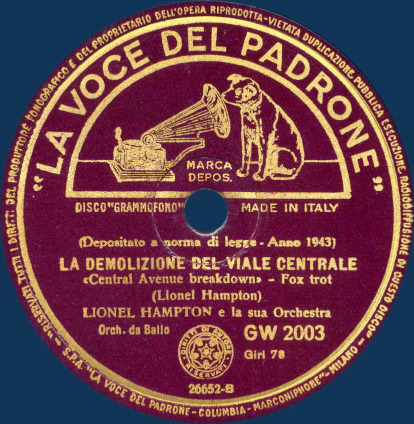 Jazz from Italy 7833 = 45 _ Beginnin Of Modern Jazz in Italy