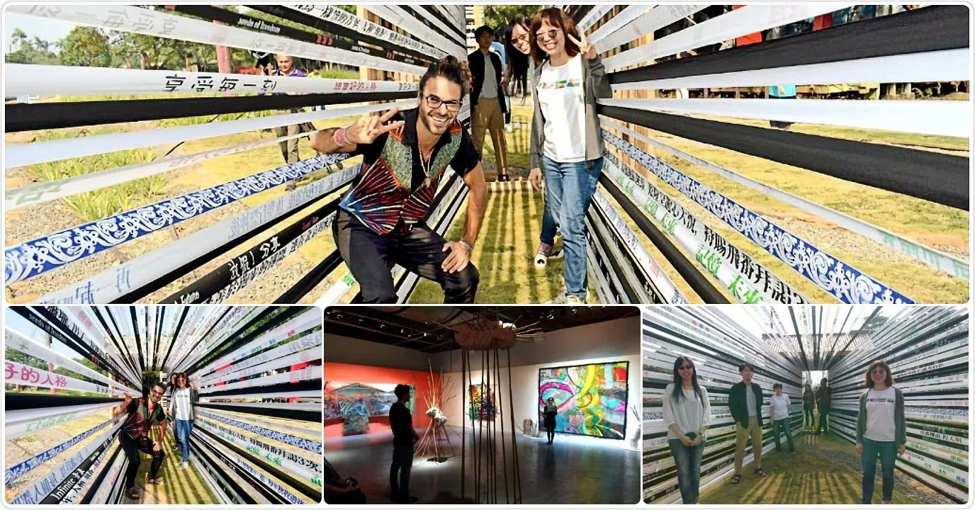 從遠古開啟未來之門現身蕭壠文化園區｜葡萄牙藝術家打造西拉雅時光隧道