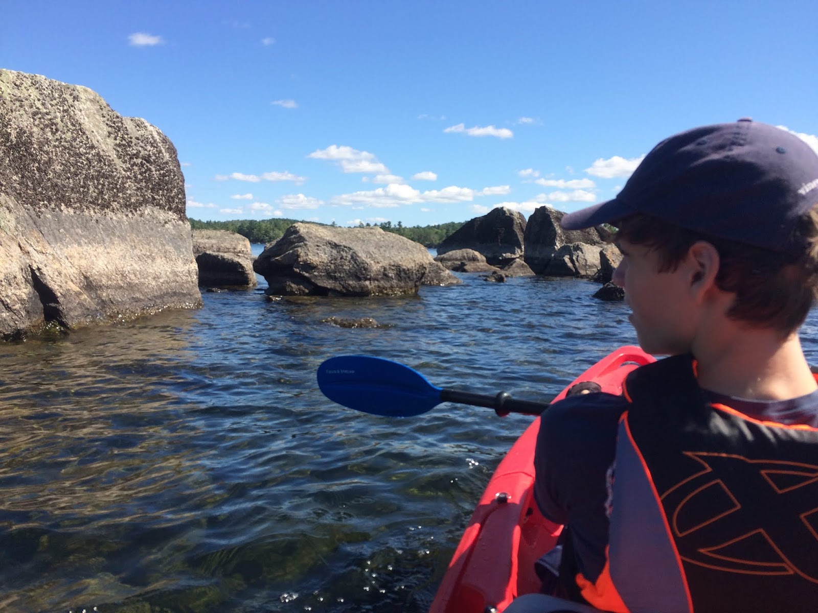 Kayaking to the Phillips Lake Islands