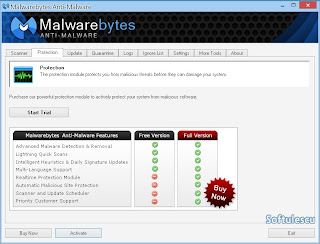 Malwarebytes Anti-Malware - Protectie