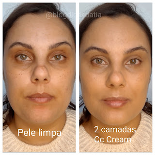 resenha cc cream nude me natura una cor medio 22 dicas da tia antes e depois