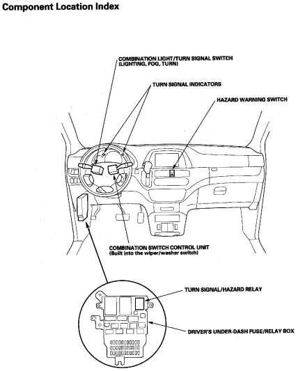 2004 Honda Odyssey Starter Relay Switch